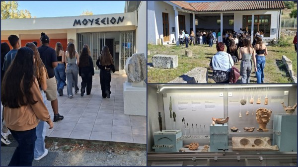 Στα βήματα της αρχαίας Ερέτριας οι μαθητές του Γυμνασίου Καθενών