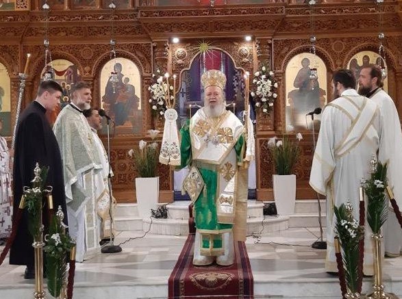 Στην Αρτάκη την Κυριακή των Βαΐων ο Μητροπολίτης κ. Χρυσόστομος