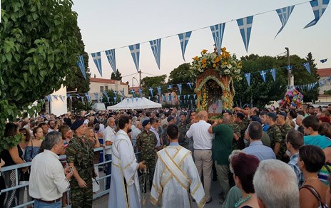Γιόρτασε με λαμπρότητα η πολιούχος της Χαλκίδας