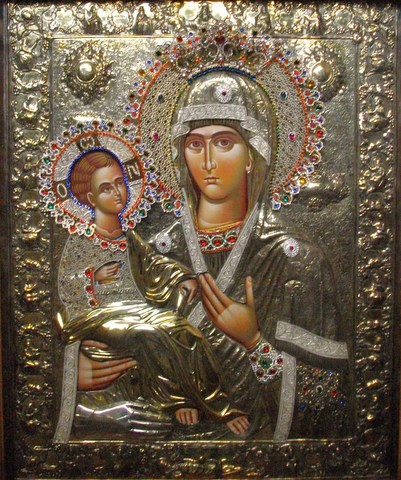 Έρχεται στη Χαλκίδα η εικόνα της Παναγίας της Τριχερούσας