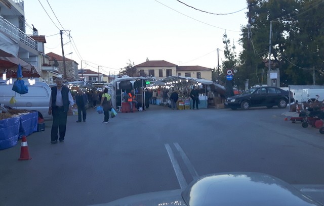 Κοσμοπλημμύρα στο παζάρι του Αυλωναρίου