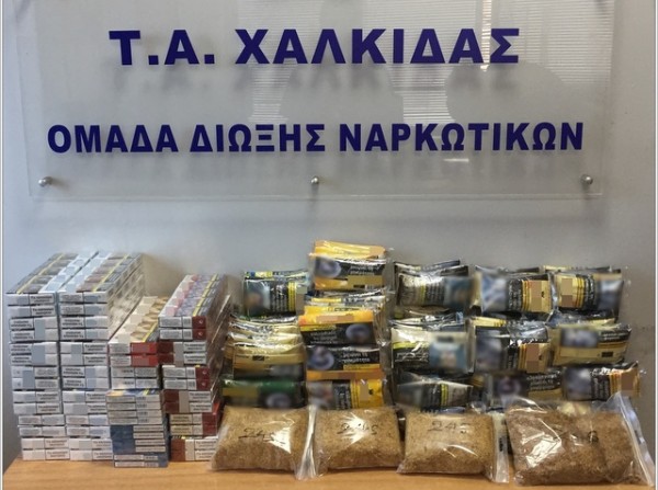 ΧΑΛΚΙΔΑ: Συνελήφθη Έλληνας με λαθραίο καπνό και τσιγάρα