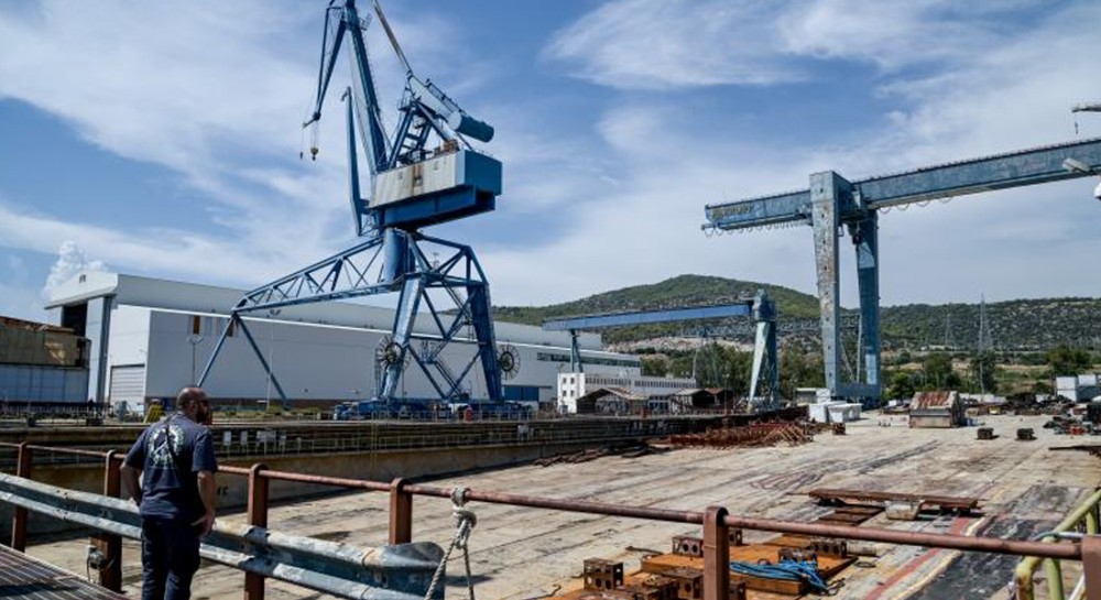 ΝΑΥΠΗΓΕΙΑ ΕΛΕΥΣΙΝΑΣ: Τέθηκε σε λειτουργία η μεγαλύτερη δεξαμενή της χώρας