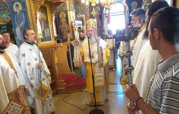 Ο Μητροπολίτης στη γιορτή του άμεσου συνεργάτη του π. Νικηφόρου