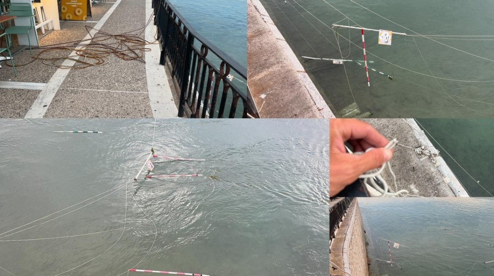 ΧΑΛΚΙΔΑ: Βάνδαλοι κατέστρεψαν την πίστα σλάλομ του κανόε καγιάκ στην γέφυρα του Ευρίπου