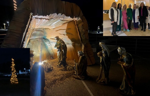 ΝΟΣΟΚΟΜΕΙΟ ΧΑΛΚΙΔΑΣ: Άναψε το Χριστουγεννιάτικο Δένδρο - Στήθηκε και φάτνη