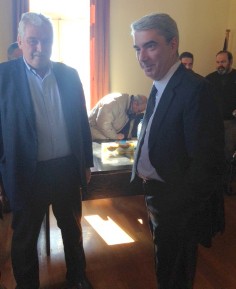 Διήμερη επίσκεψη του Σίμου Κεδίκογλου στη Βόρειο Εύβοια