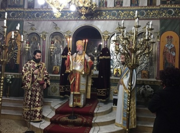 Λειτούργησε στην Τριάδα ο Μητροπολίτης Χαλκίδος την Κυριακή του Ασώτου
