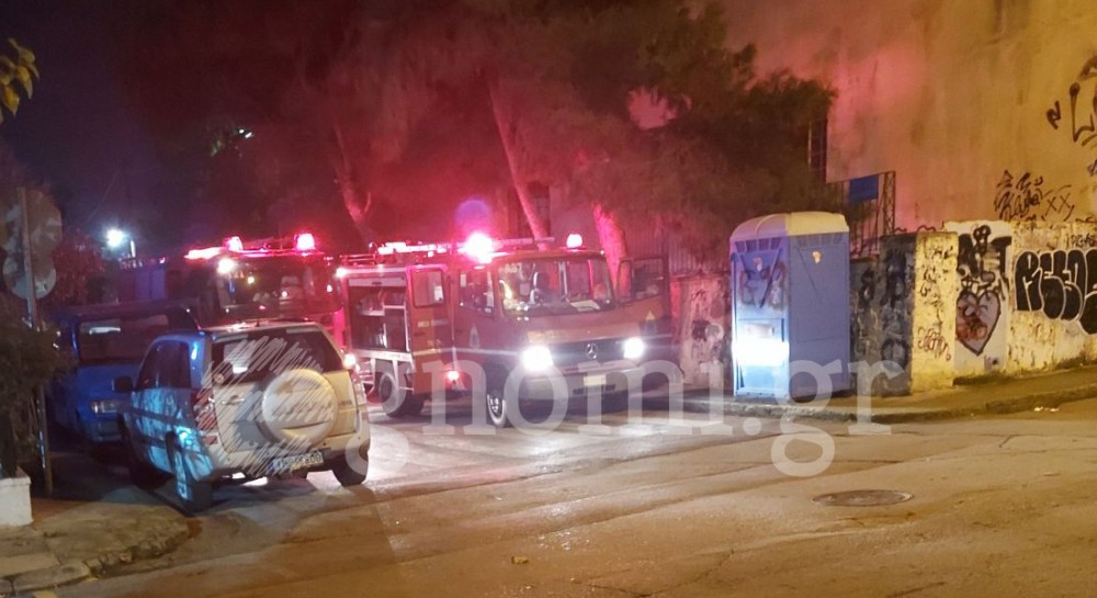 ΧΑΛΚΙΔΑ: Φωτιά πάλι στο υπόγειο του Δημόκριτου