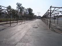 Στήθηκαν οι παράγκες του παζαριού στη Χαλκίδα