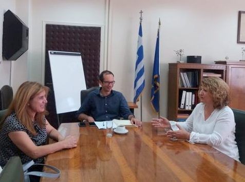 Η πρόεδρος του Επιμελητηρίου Εύβοιας επισκέφτηκε τον Γενικό Γραμματέα Εμπορίου