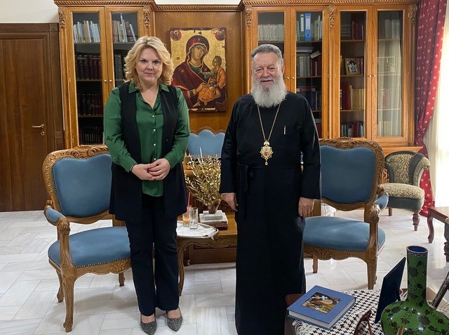 ΧΑΛΚΙΔΑ: Η Δήμαρχος συναντήθηκε με τον Μητροπολίτη