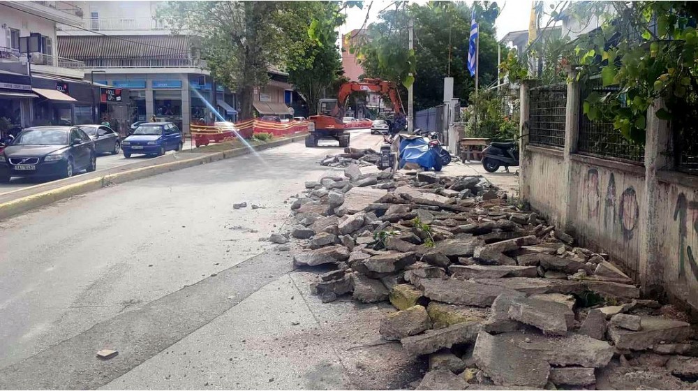 ΧΑΛΚΙΔΑ: Ξεκίνησαν τα έργα ανάπλασης της Λεωφόρου Βενιζέλου και των οδών 28ης Οκτωβρίου και Αρεθούσης