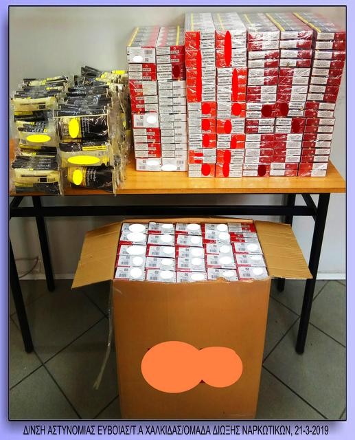 ΧΑΛΚΙΔΑ: Συνελήφθη 38χρονος με λαθραίο καπνό και τσιγάρα