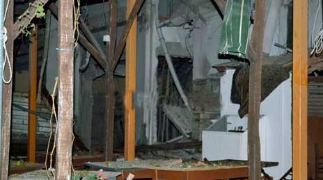Ταβέρνα στην Πορταριά Βόλου καταστράφηκε ολοσχερώς από έκρηξη προπανίου
