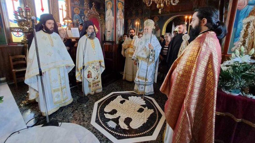 ΨΑΧΝΑ: Πανηγύρισε με τον Μητροπολίτη κ. Χρυσόστομο και τον Επίσκοπο Σκοπέλου κ. Νικόδημο η Μονή Παναγίας Γοργοεπηκόου