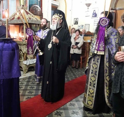 Ο Μητροπολίτης πήγε στη Νεροτριβιά την Κυριακή των Βαΐων