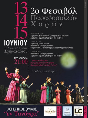 Τριήμερο φεστιβάλ χορών στο Σχηματάρι