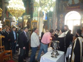 Οι ταξιτζήδες της Χαλκίδας τίμησαν τον προστάτη τους