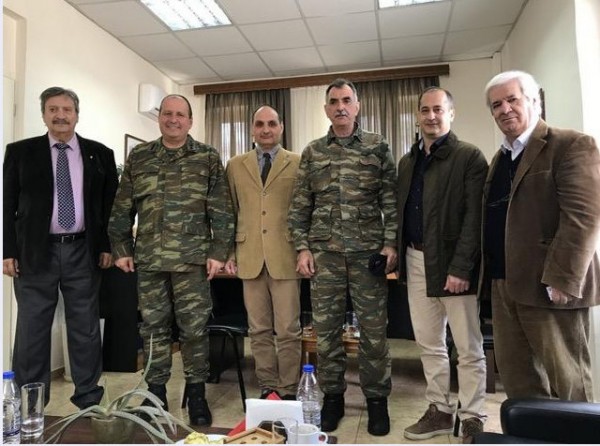 Αντιπροσωπεία του Συνδέσμου Εφέδρων Αξιωματικών Εύβοιας στη Σχολή Πεζικού