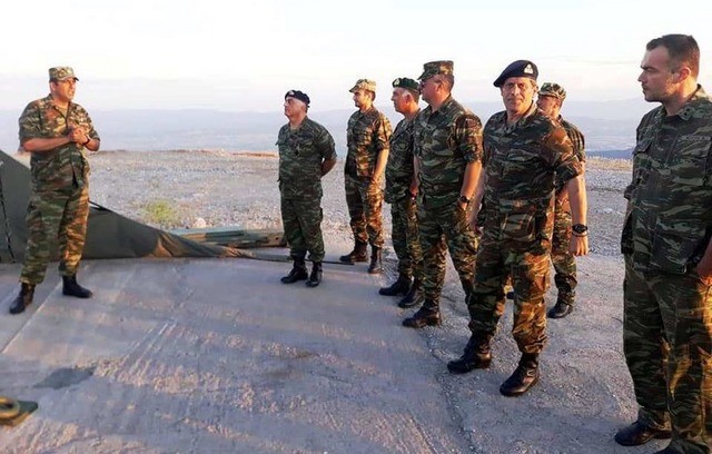 Οι έφεδροι αξιωματικοί Εύβοιας επισκέφθηκαν την Πυροβολαρχία των βλημάτων Hawk στη Ριτσώνα