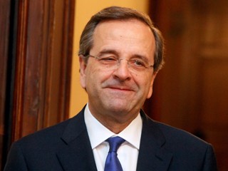 Oρκωμοσία Σίμου παρουσία Σαμαρά
