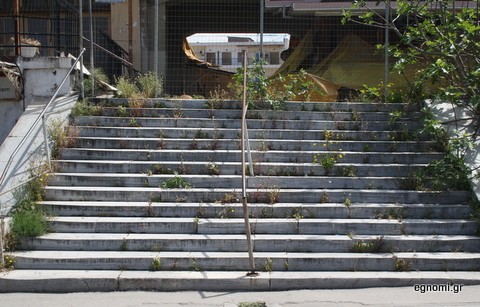 Φύτρωσαν χόρτα στα σκαλοπάτια