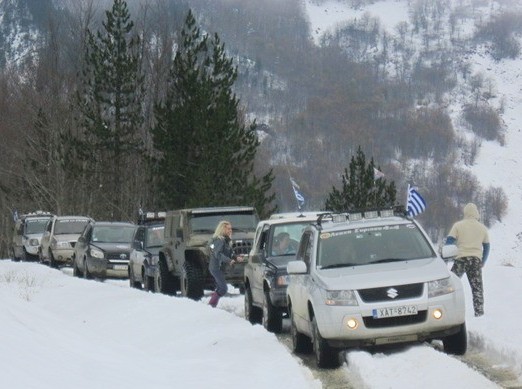 Χαλκιδέοι βρήκαν χιόνια στα Ζαγοροχώρια και στην Βάλια Κάλντα