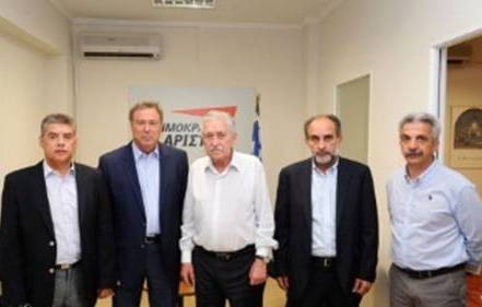 Συνάντηση Κουβέλη-Αναγνωστάκη με Περιφερειάρχες