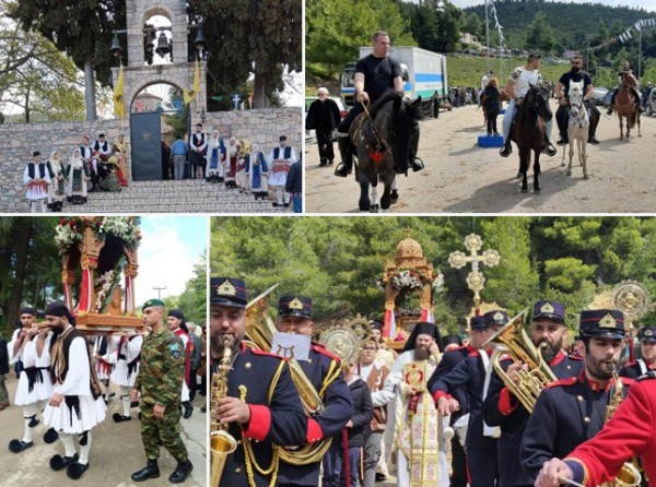 ΦΥΛΛΑ ΧΑΛΚΙΔΑΣ: Καβαλάρηδες, φουστανελάδες και πλήθος κόσμου στη φετινή γιορτή του Αγίου Γεωργίου Αρμά