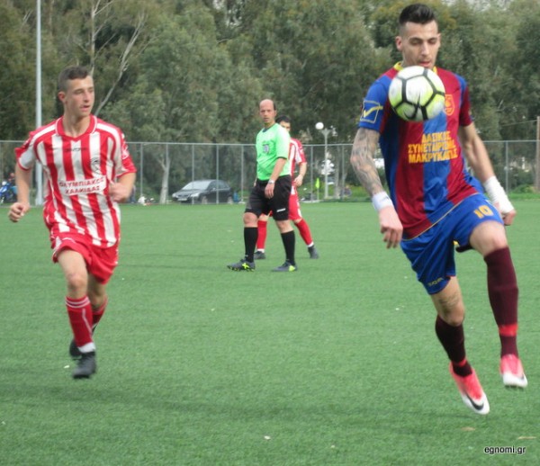 ΟΛΥΜΠΙΑΚΟΣ ΧΑΛΚΙΔΑΣ-ΜΑΚΡΥΚΑΠΑ 0-1: Μάρτης γδάρτης για το Θρύλο