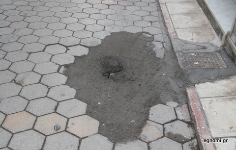 Πασαλείμματα στην οδό Σαλονικιού