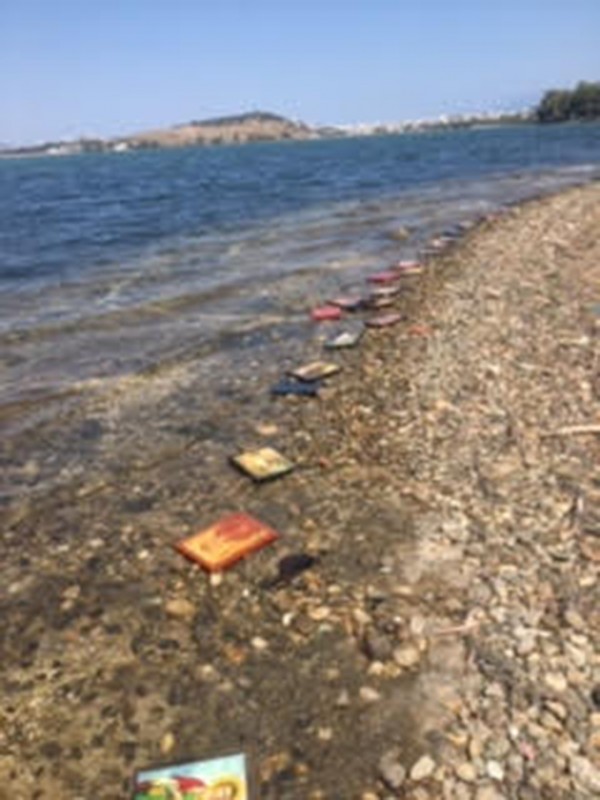 ΛΑΜΨΑΚΟΣ: Η θάλασσα γέμισε με δεκάδες εικόνες