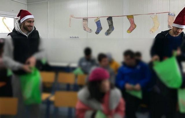 Επίσκεψη αγάπης από παίκτες της ΚΑΕ Κύμης