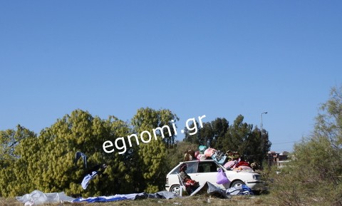 Μαζί με τον ήλιο ξαναεμφανίστηκαν οι τσιγγάνοι στη Χαλκίδα