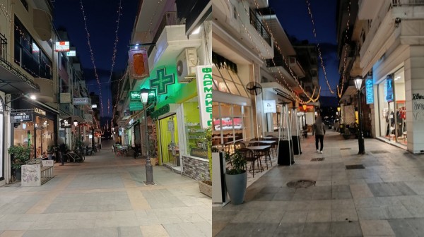 ΧΑΛΚΙΔΑ - ΚΑΤΑΓΓΕΛΙΑ: Κοντεύουν οι Απόκριες και τα χριστουγεννιάτικα λαμπάκια ανάβουν ακόμα στην οδό Ερμού