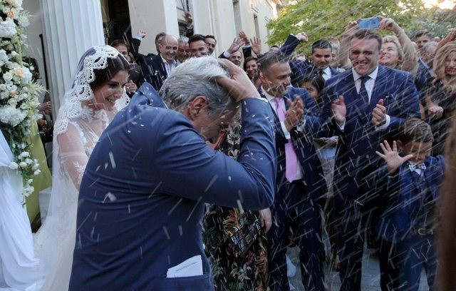 Ο Σίμος Κεδίκογλου παντρεύτηκε στον ιερό ναό της Αγίας Σοφίας στην Ακρόπολη