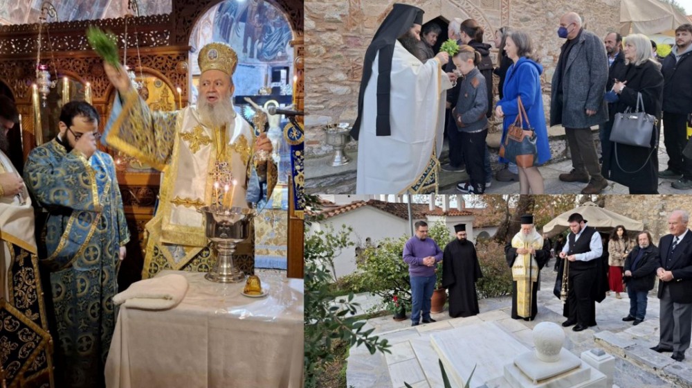 ΑΝΩ ΒΑΘΕΙΑ: Ο Μητροπολίτης στο μοναστήρι του Αγίου Νικολάου την Κυριακή πριν τα Φώτα