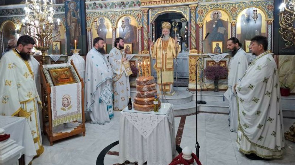 Στο Βασιλικό ο Μητροπολίτης Χαλκίδος για τη μνήμη των Αγίων Τριανταφύλλου και Καλλινίκου