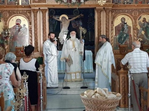 Ο Μητροπολίτης Θερμοπυλών λειτούργησε στην Αμάρυνθο