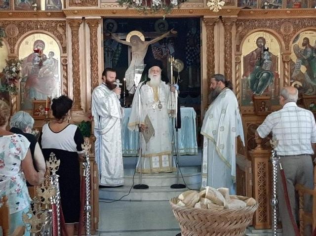 Ο Μητροπολίτης Θερμοπυλών λειτούργησε στην Αμάρυνθο