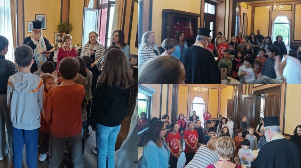 ΧΑΛΚΙΔΑ: Αγιασμός με ενθουσιασμό στο Λύκειο των Ελληνίδων