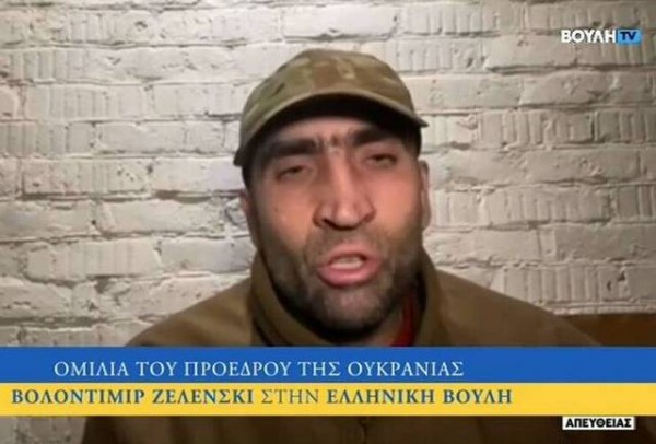 Σφοδρές αντιδράσεις για την ομιλία του μαχητή του Τάγματος Αζόφ στην ελληνική Βουλή