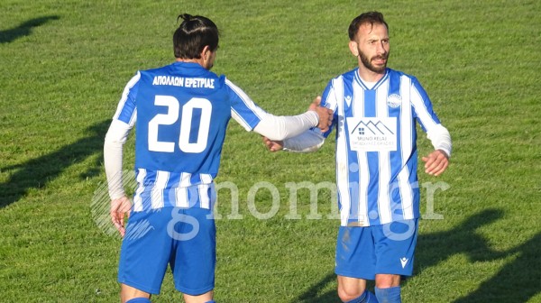 ΕΛΛΗΣΠΟΝΤΟΣ-ΑΠΟΛΛΩΝ ΕΡΕΤΡΙΑΣ 0-1: Ο Δημήτρης Τσούτσης ...του χάρισε διπλό παραμονής