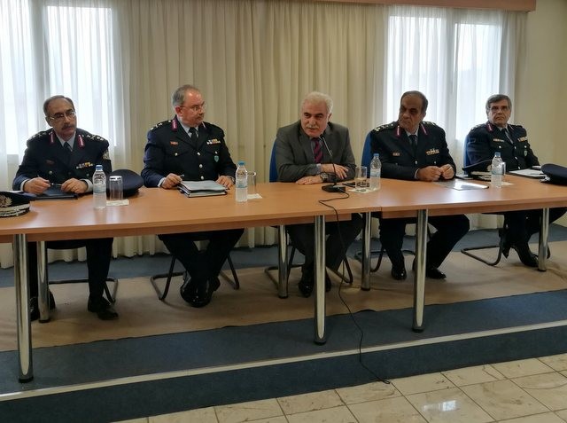 Ο Αρχηγός της Ελληνικής Αστυνομίας συναντήθηκε με τους Διευθυντές όλων των Αστυνομικών Διευθύνσεων της Στερεάς Ελλάδας