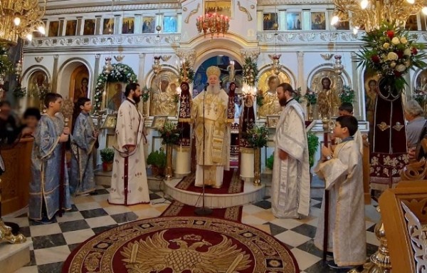 Στο Μαντούδι ο Μητροπολίτης για την γιορτή του Αγίου Ιωάννη του Θεολόγου