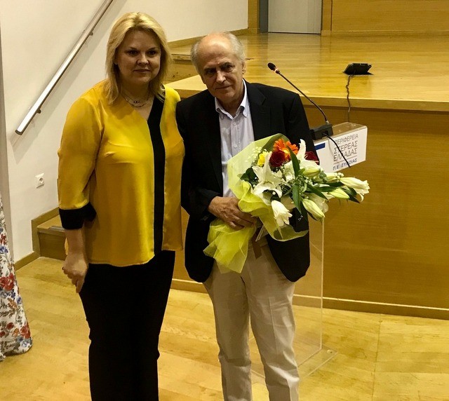 Παρούσα η Έλενα Βάκα στην προβολή της ταινίας για τον Σκαλκώτα