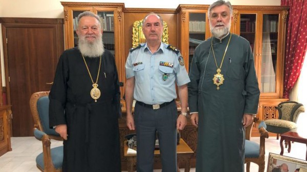 Ο Αστυνομικός Διευθυντής Εύβοιας επισκέφτηκε τον Μητροπολίτη κ. Χρυσόστομο
