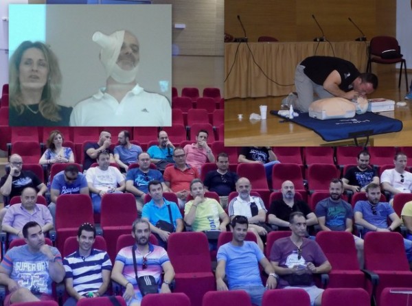 Μάθημα πρώτων βοηθειών στους εξωτερικούς φρουρούς της Φυλακής Χαλκίδας