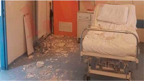 Τριτοκοσμικές συνθήκες: Κατέρρευσε ταβάνι στο νοσοκομείο Νίκαιας